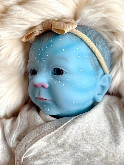 Kiri – Fantasy Open-Eyed Reborn Baby Doll | Avatar-Inspired Newborn Girl – Crafted with Care in the UK