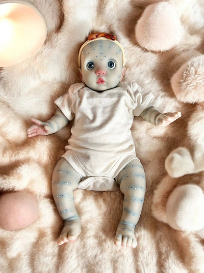 Mai – Fantasy Open-Eyed Reborn Baby Doll | Avatar-Inspired Newborn Girl – Crafted with Care in the UK