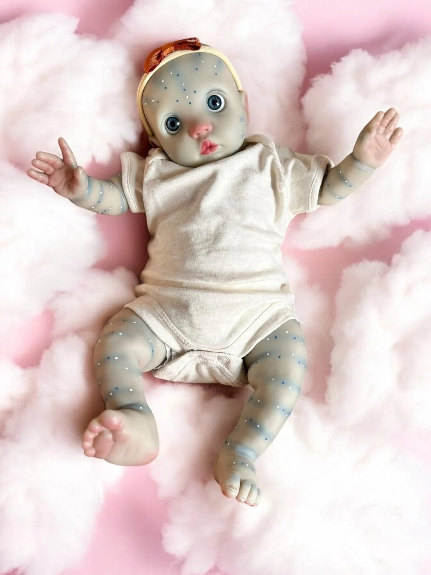 Mai – Fantasy Open-Eyed Reborn Baby Doll | Avatar-Inspired Newborn Girl – Crafted with Care in the UK