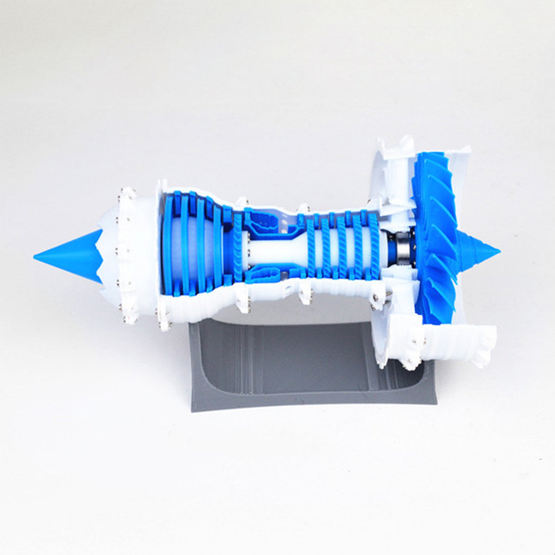 3D Printed Aero Engine Model Jet Engine Model Turbofan STEM Model