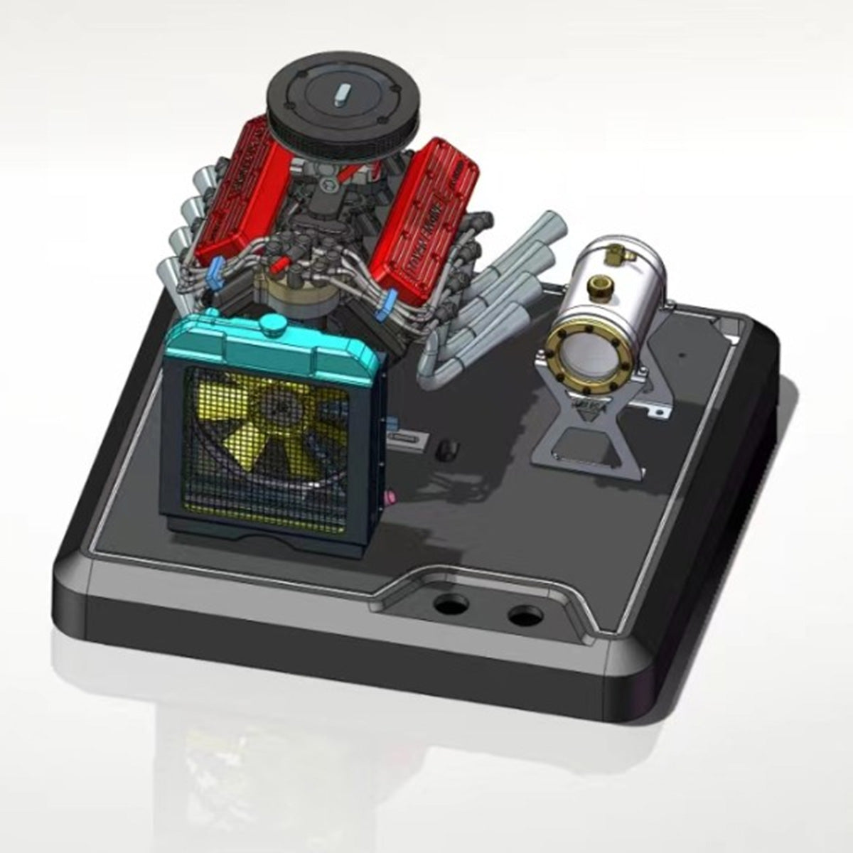 Upgraded Aluminum Engine Stand for TOYAN FS-V800WGPC Engine Model