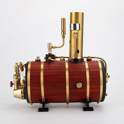 KACIO WS100L 850mL Horizontal Steam Boiler for Model Ship Steam Engine