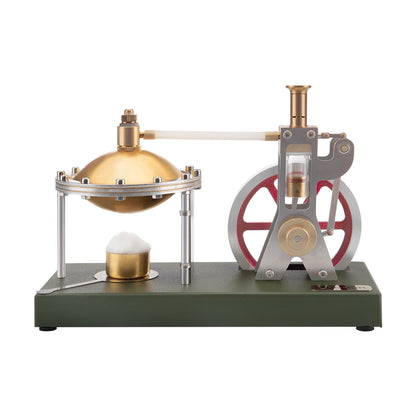 ENJOMOR DIY Assembly Steam Engine Kit Retro Vertical with Spherical Boiler DIY KIT