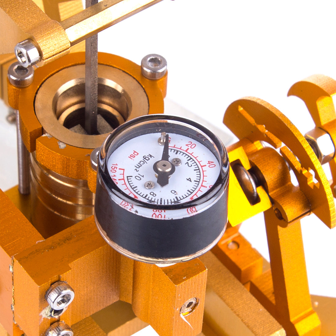 ENJOMOR Watt Steam Engine Reactor Model Steam Pump with Boiler Generator Scientific Educational Toys for Desktop Decor