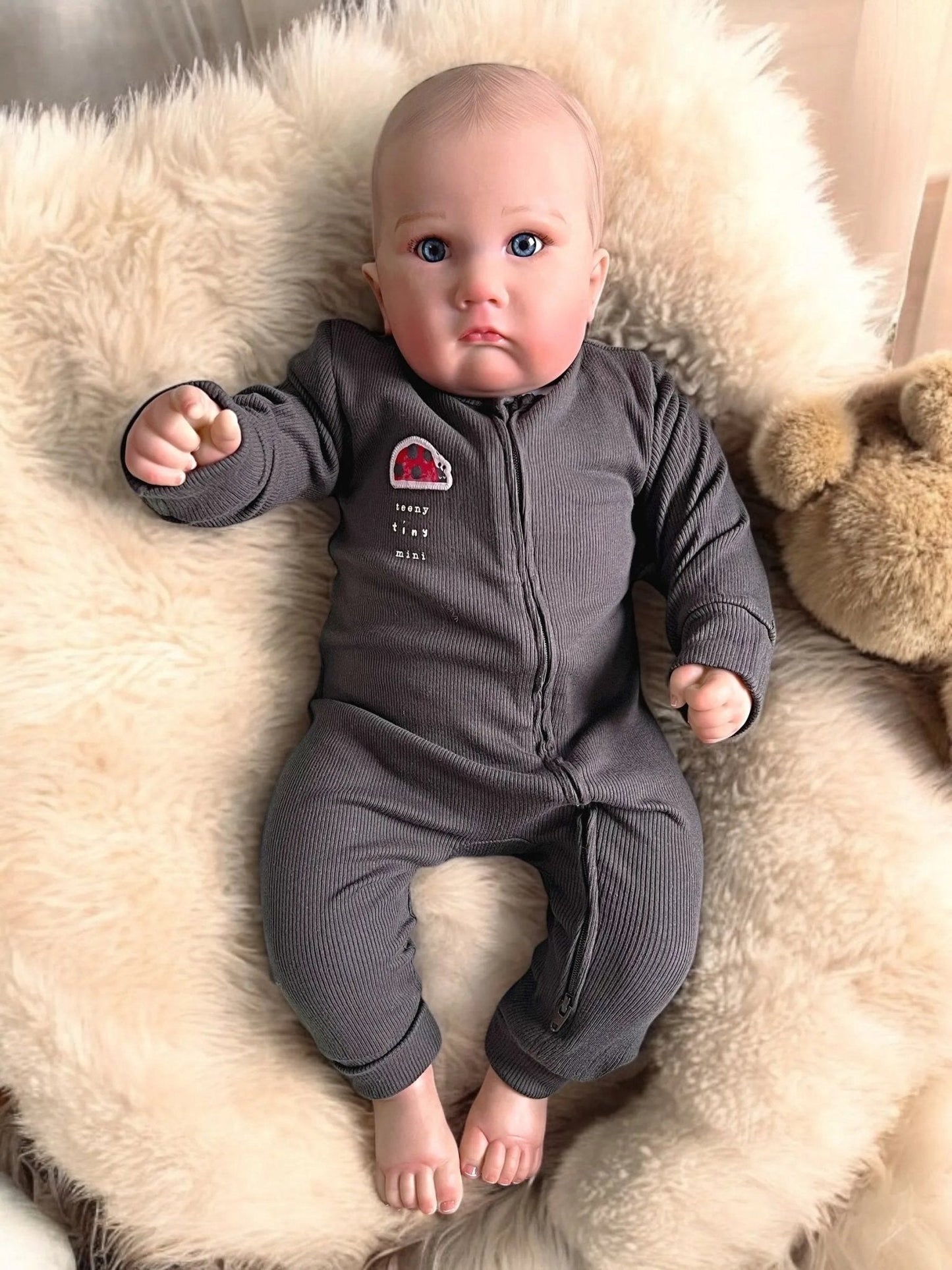 Caleb – Open Eyed Reborn Toddler Doll | Realistic Awake Boy – Crafted with Care in the UK