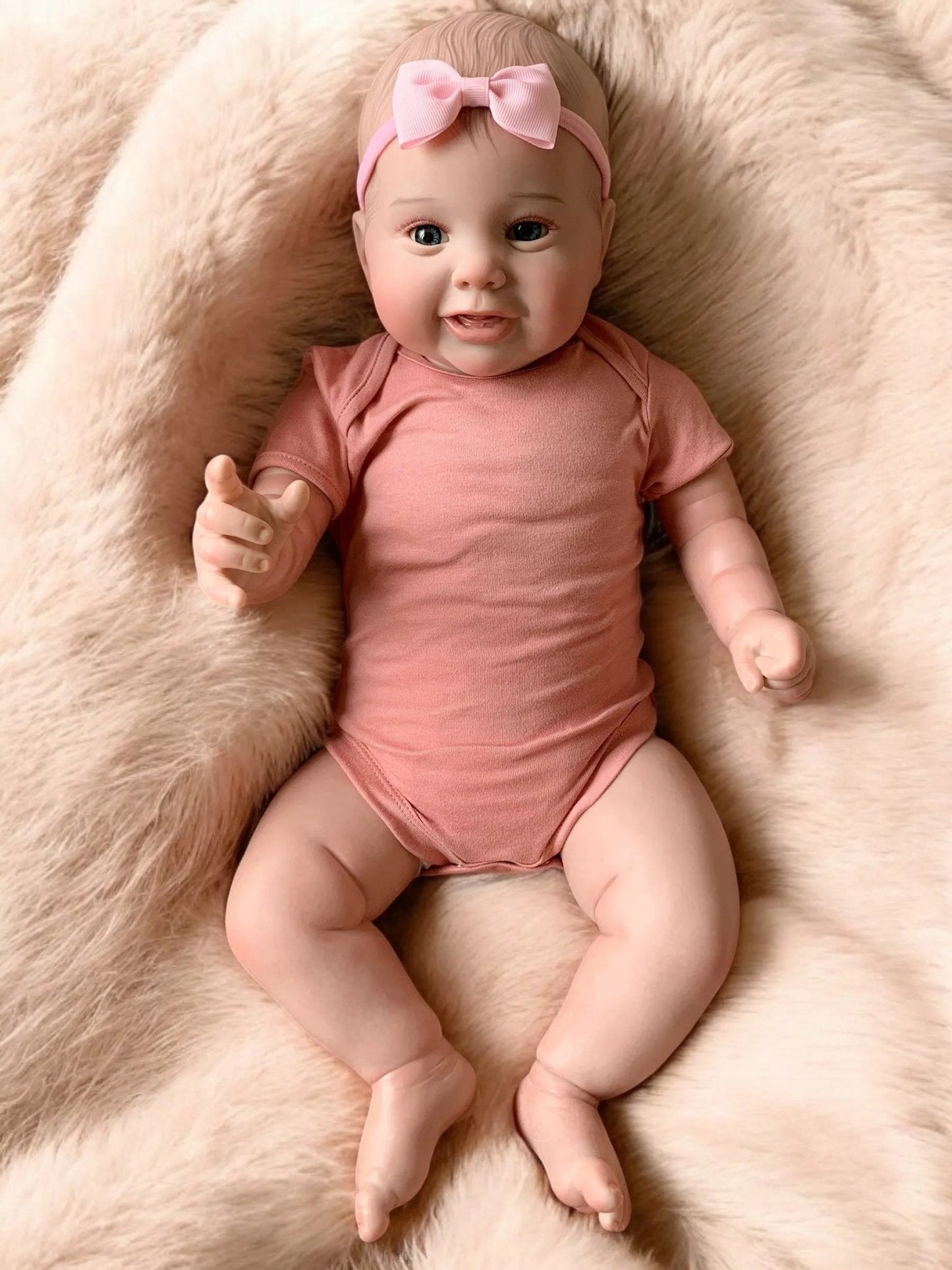 Coco – Open Eyed Reborn Toddler Doll | Realistic Awake Girl – Crafted with Care in the UK