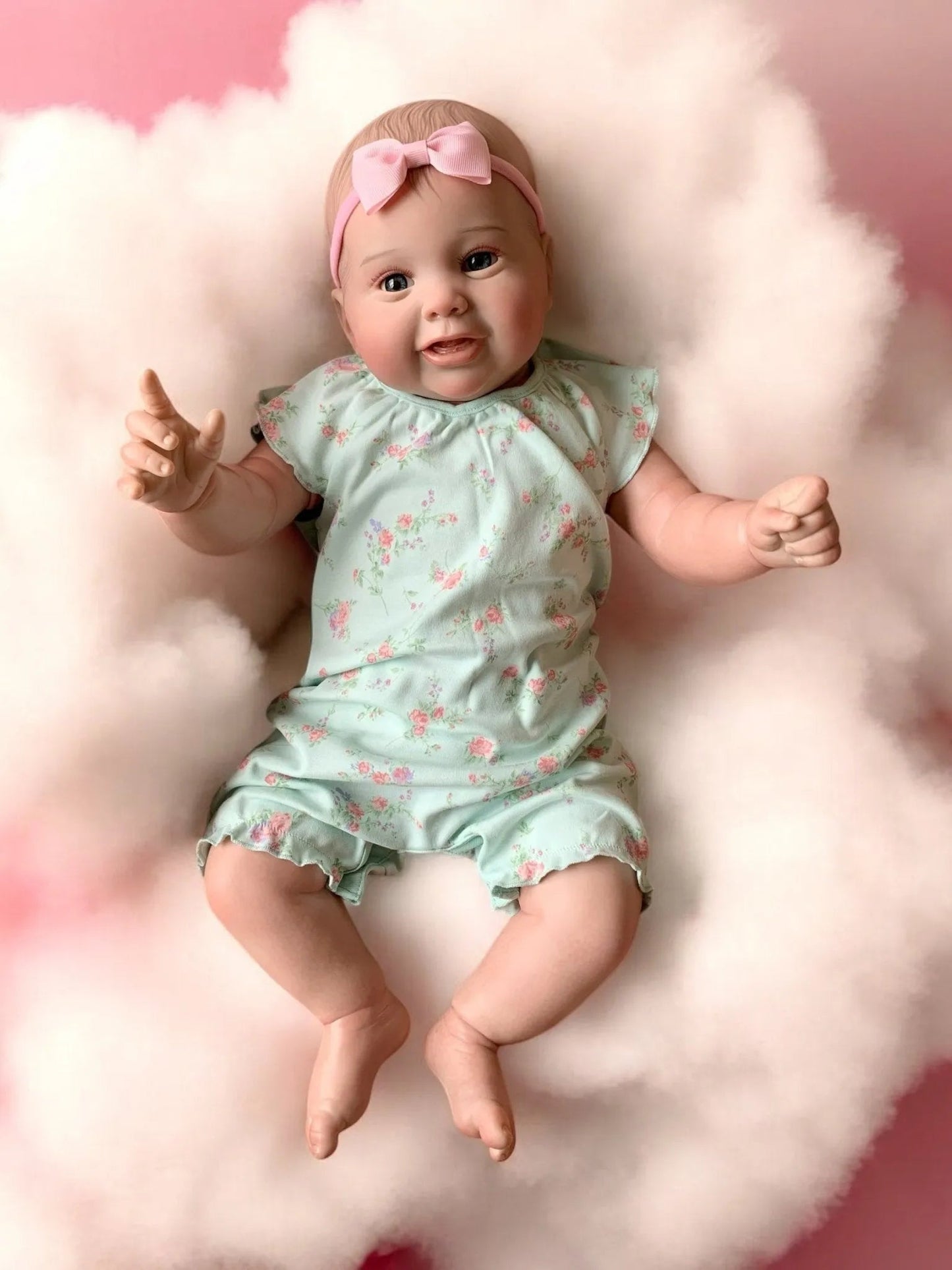 Coco – Open Eyed Reborn Toddler Doll | Realistic Awake Girl – Crafted with Care in the UK