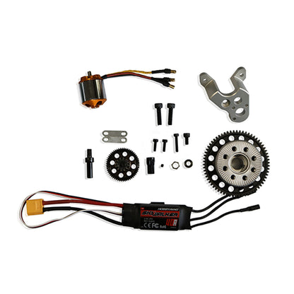 NGH GF60i2-E 60cc Inline Twin-Cylinder Four-Stroke Air-Cooled Gasoline Engine Model with Electric Starter for Fixed-Wing RC Airplanes