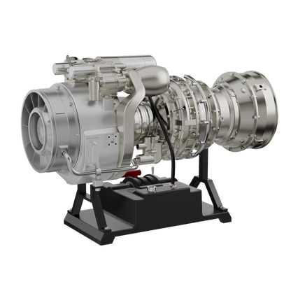 T700 Turboshaft Engine Model Kit that Works - Build Your Own Turboshaft Engine - TECHING 1/4 Metal Simulation Electric Military Helicopter Turboshaft Engine Model DM136