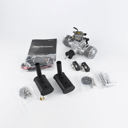 EPHIL XG-40cc-T Two-Stroke Twin-Cylinders Horizontally Opposed Gasoline Engine Model for Fixed-Wing Aircraft Models
