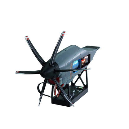 1/6 Scale C130 FMD 3D-Printed Variable-Pitch Turboprop Engine Model, STEM Educational Tool