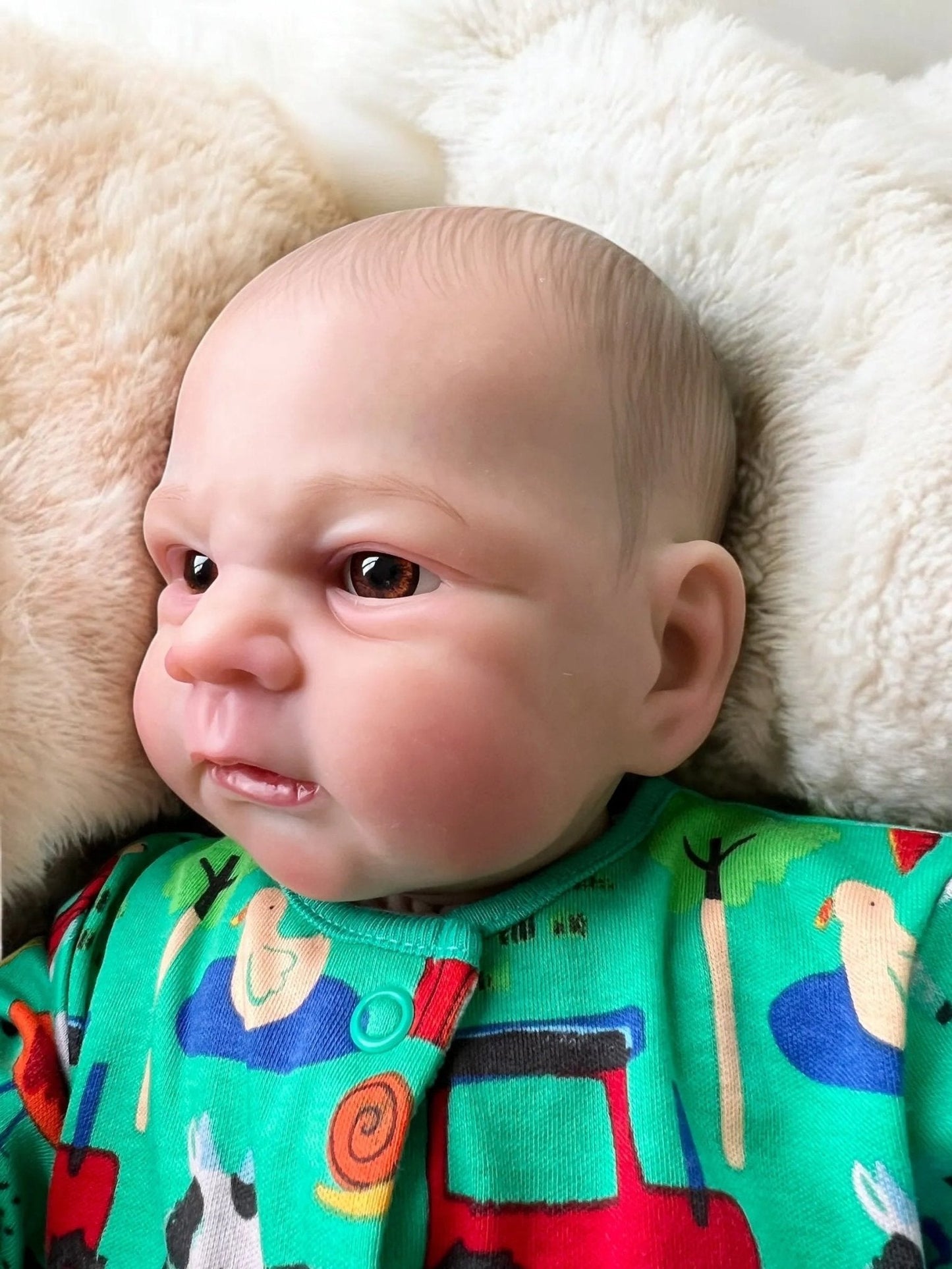 Eli – Open Eyed Reborn Baby Doll | Realistic Newborn Boy – Crafted with Care in the UK