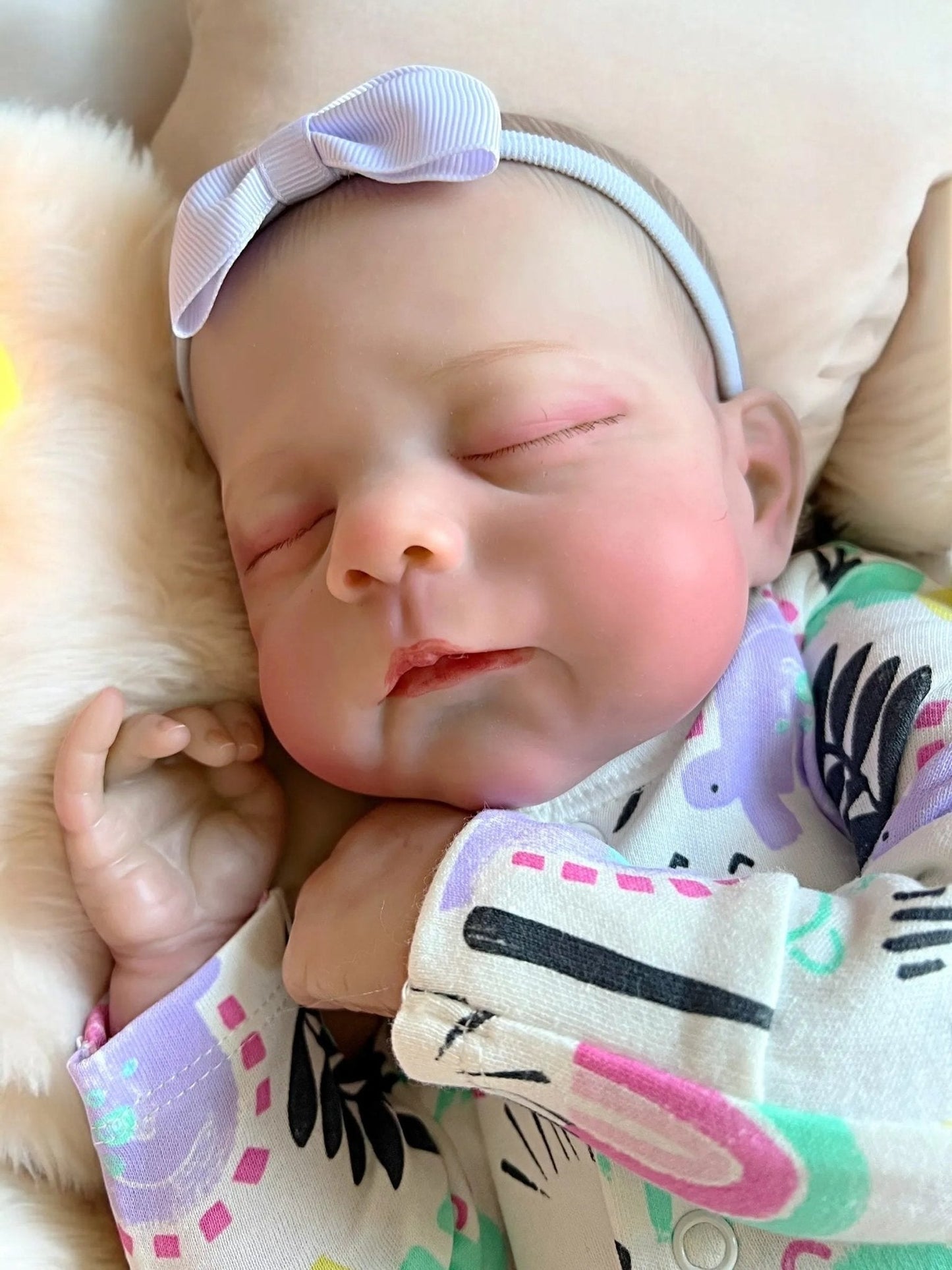 Ella – Closed Eyed Reborn Baby Doll | Realistic Newborn Girl – Crafted with Care in the UK