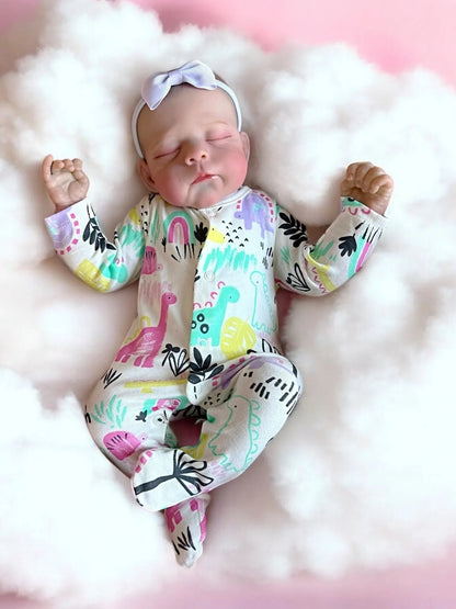 Ella – Closed Eyed Reborn Baby Doll | Realistic Newborn Girl – Crafted with Care in the UK