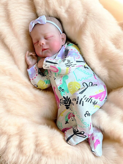 Ella – Closed Eyed Reborn Baby Doll | Realistic Newborn Girl – Crafted with Care in the UK