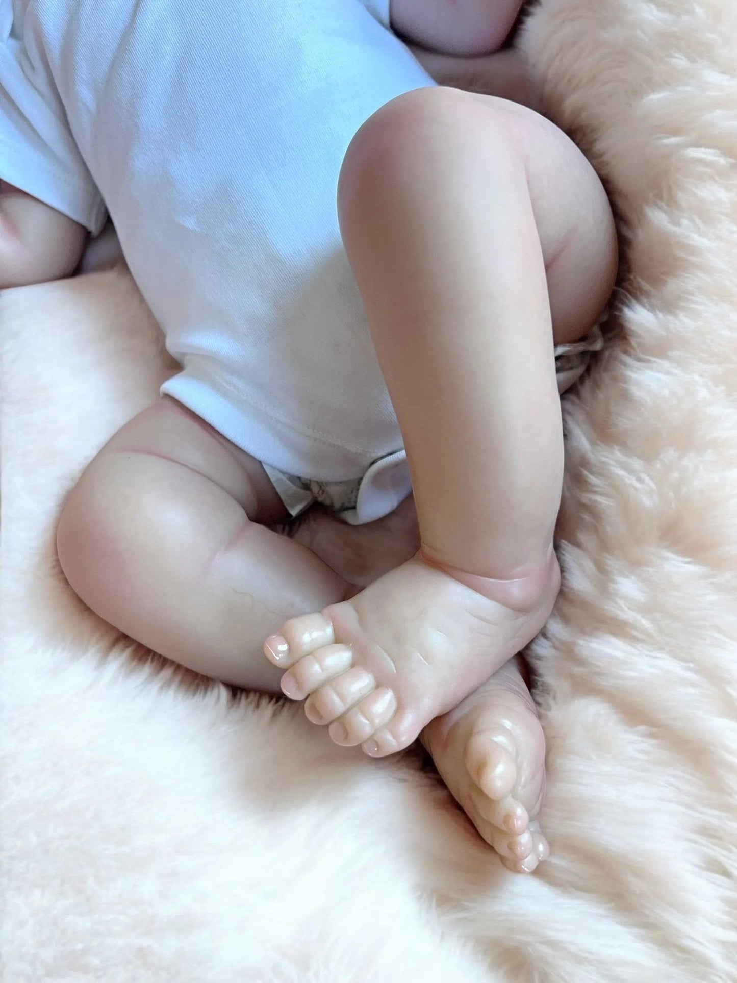 Ella – Closed Eyed Reborn Baby Doll | Realistic Newborn Girl – Crafted with Care in the UK