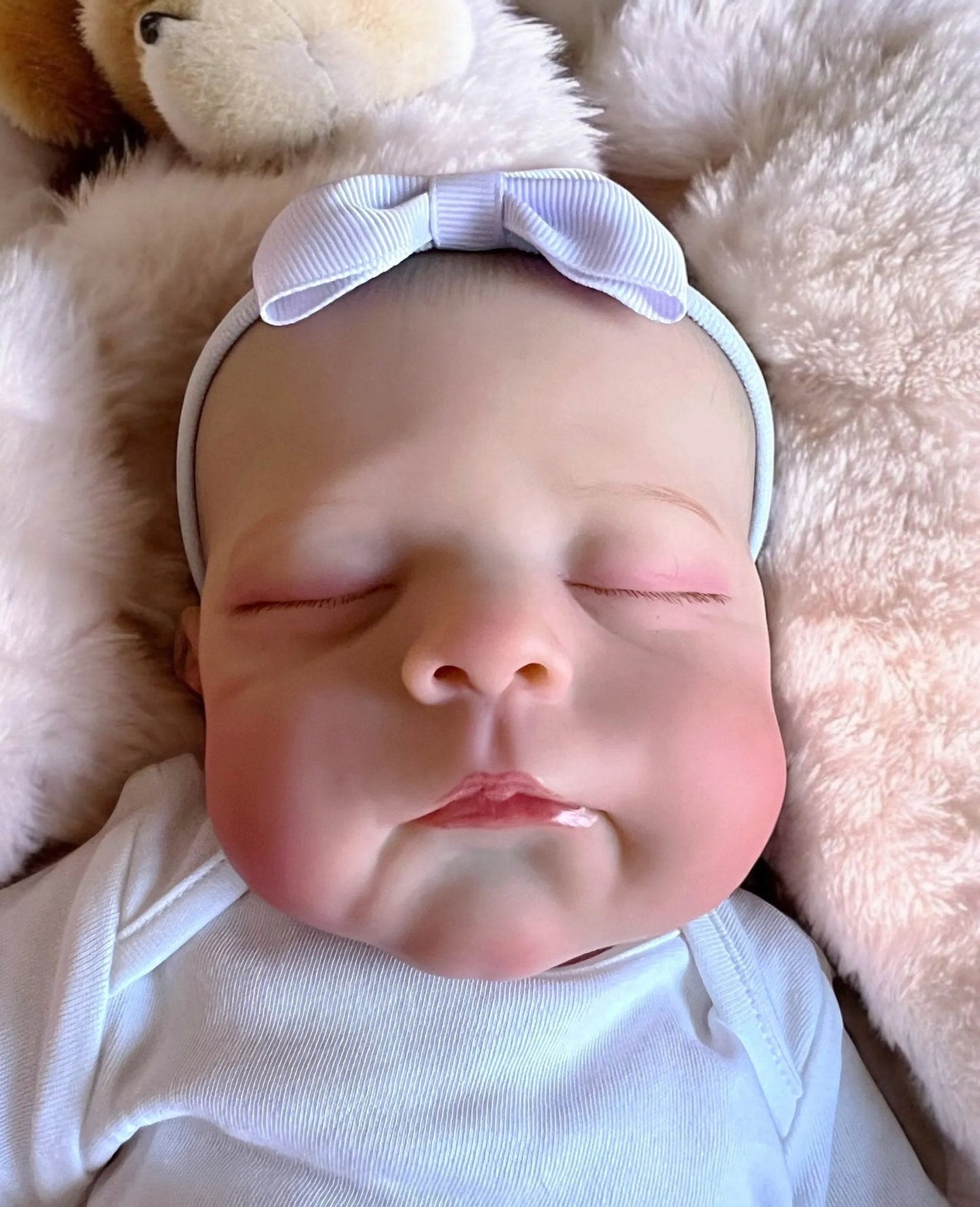Ella – Closed Eyed Reborn Baby Doll | Realistic Newborn Girl – Crafted with Care in the UK
