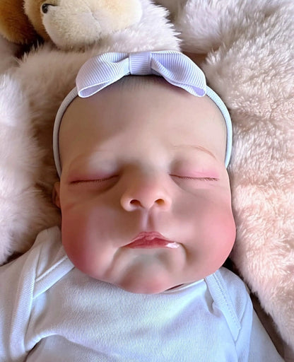 Ella – Closed Eyed Reborn Baby Doll | Realistic Newborn Girl – Crafted with Care in the UK