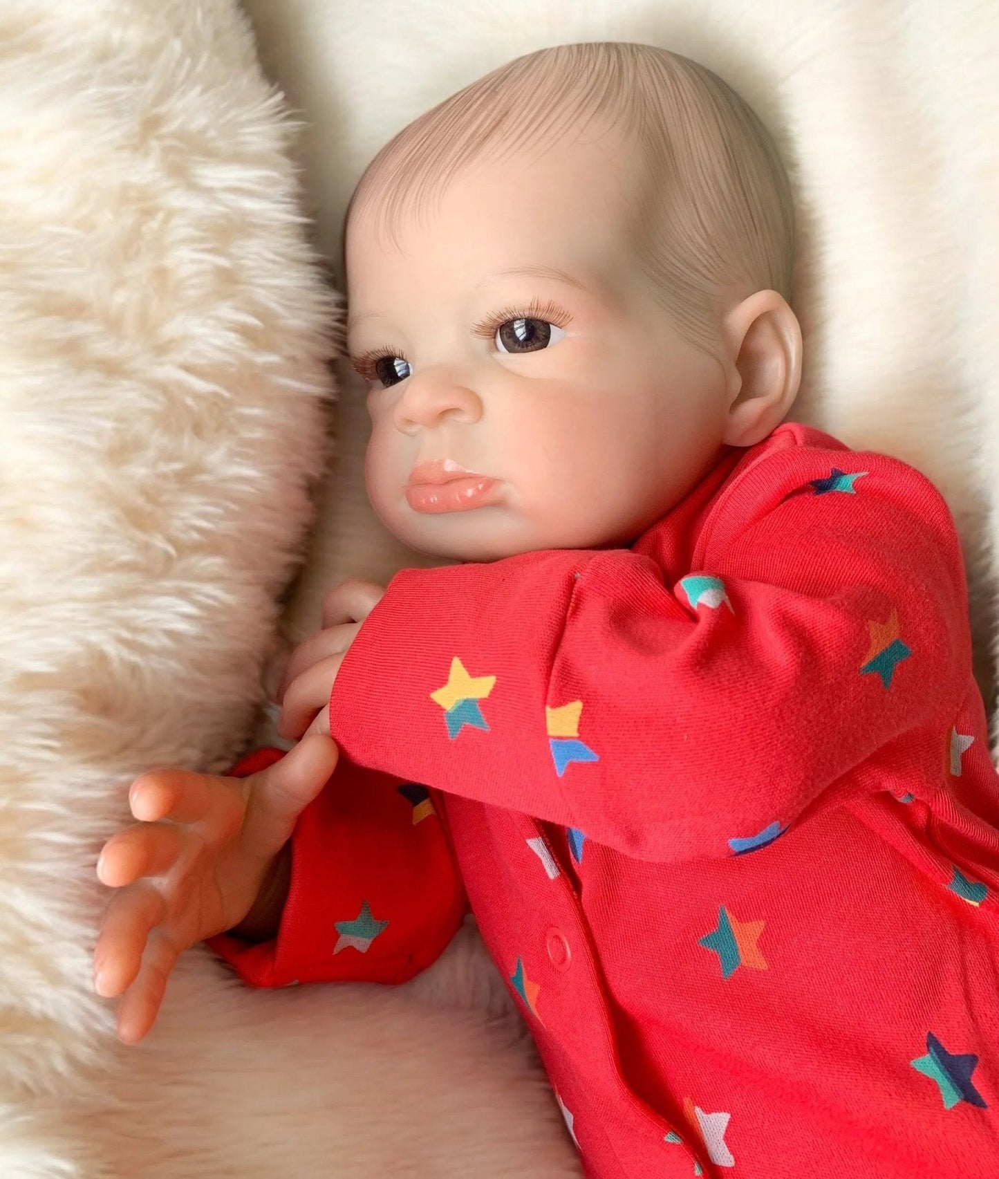 Ezra – Open Eyed Reborn Baby Doll | Realistic Newborn Boy – Crafted with Care in the UK