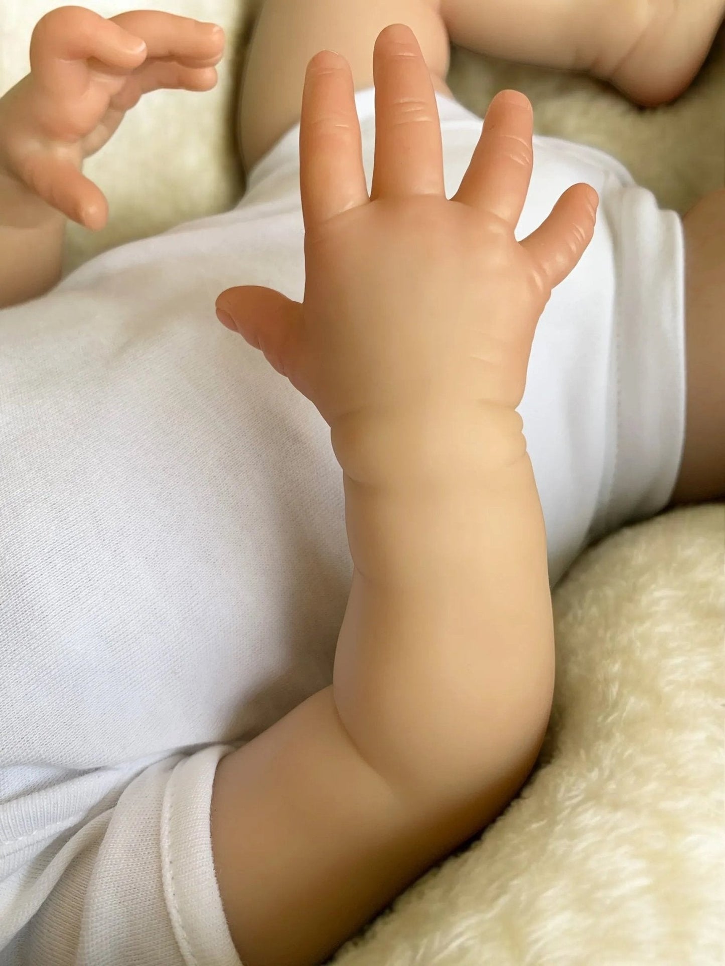 Ezra – Open Eyed Reborn Baby Doll | Realistic Newborn Boy – Crafted with Care in the UK