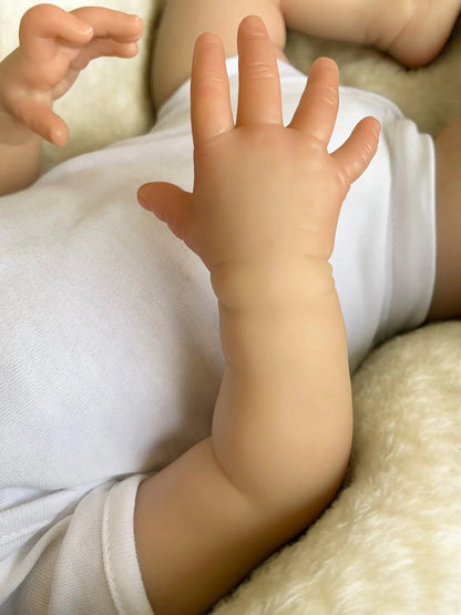 Ezra – Open Eyed Reborn Baby Doll | Realistic Newborn Boy – Crafted with Care in the UK