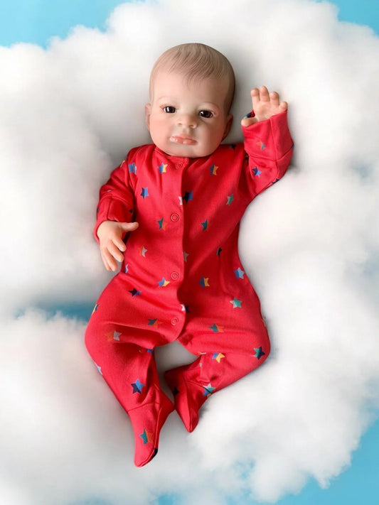 Ezra – Open Eyed Reborn Baby Doll | Realistic Newborn Boy – Crafted with Care in the UK