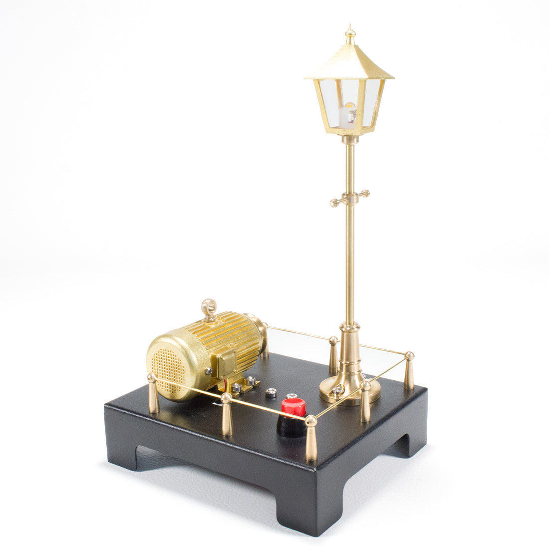 RETROL Full Metal Beam Engine Steam Engine Model Kit with Horizontal Boiler with Centrifugal Regulator Flyball