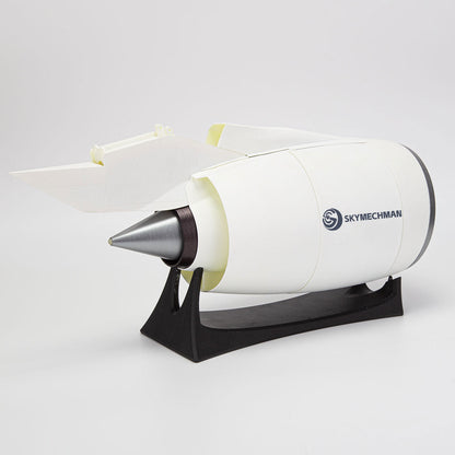 SKYMECH NTR-900 1/30 Turbofan Engine Model Kit - Build Your Own Turbofan Engine that Works - Working Jet Engine 150PCS
