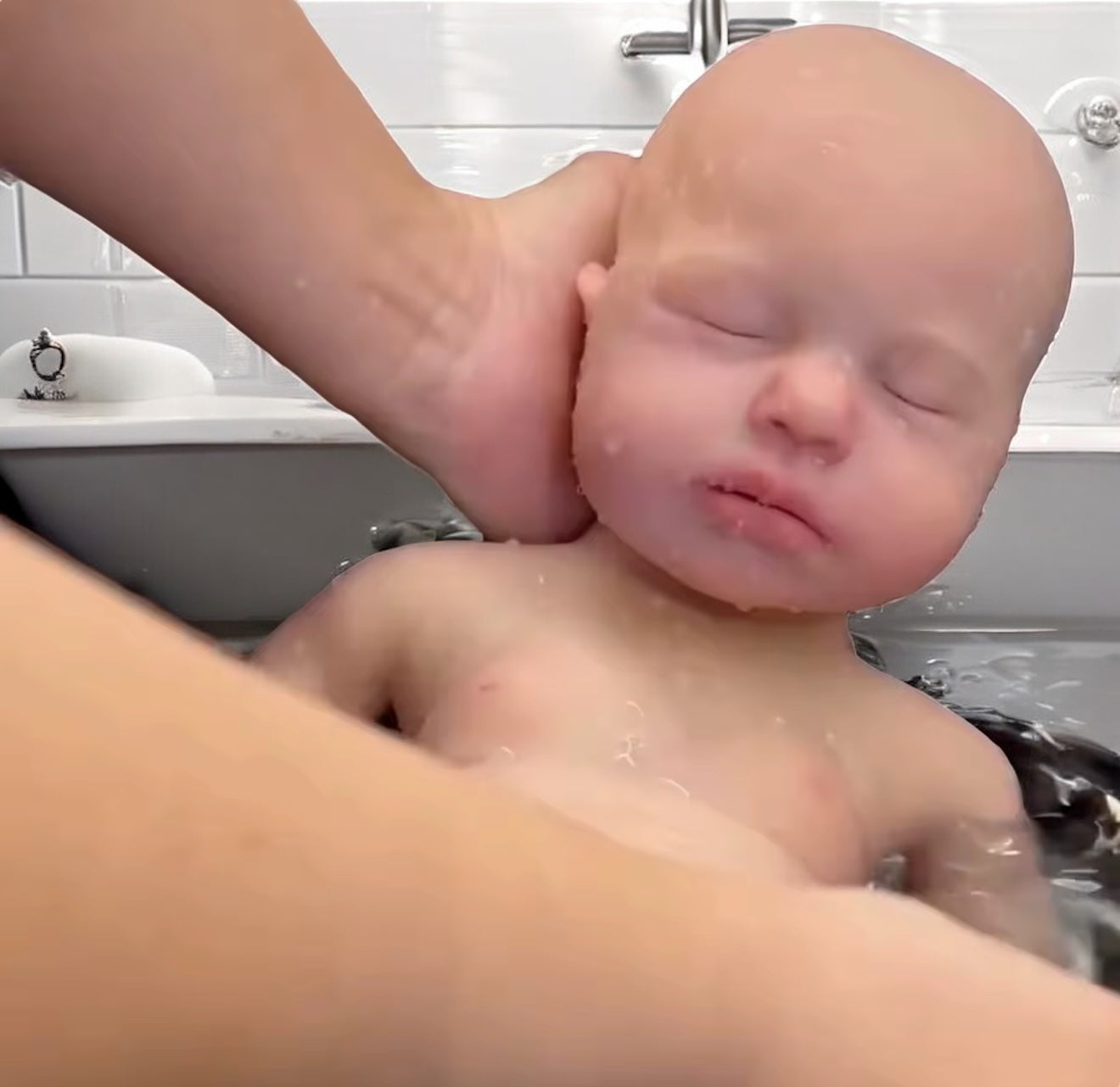 Layla – Full Body Silicone Reborn Baby Doll | Realistic Newborn Girl