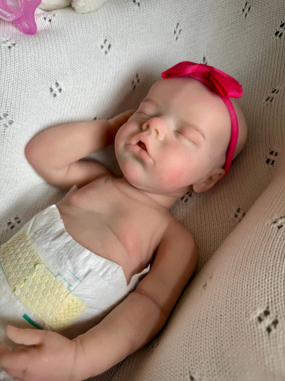 Thea – Full Body Silicone Reborn Baby Doll | Realistic Newborn Girl