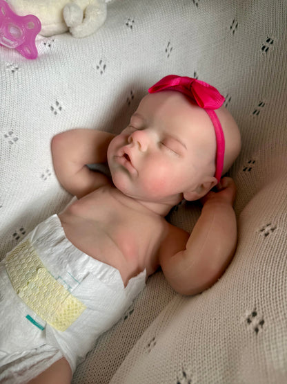Thea – Full Body Silicone Reborn Baby Doll | Realistic Newborn Girl