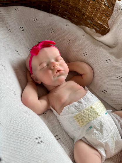 Thea – Full Body Silicone Reborn Baby Doll | Realistic Newborn Girl