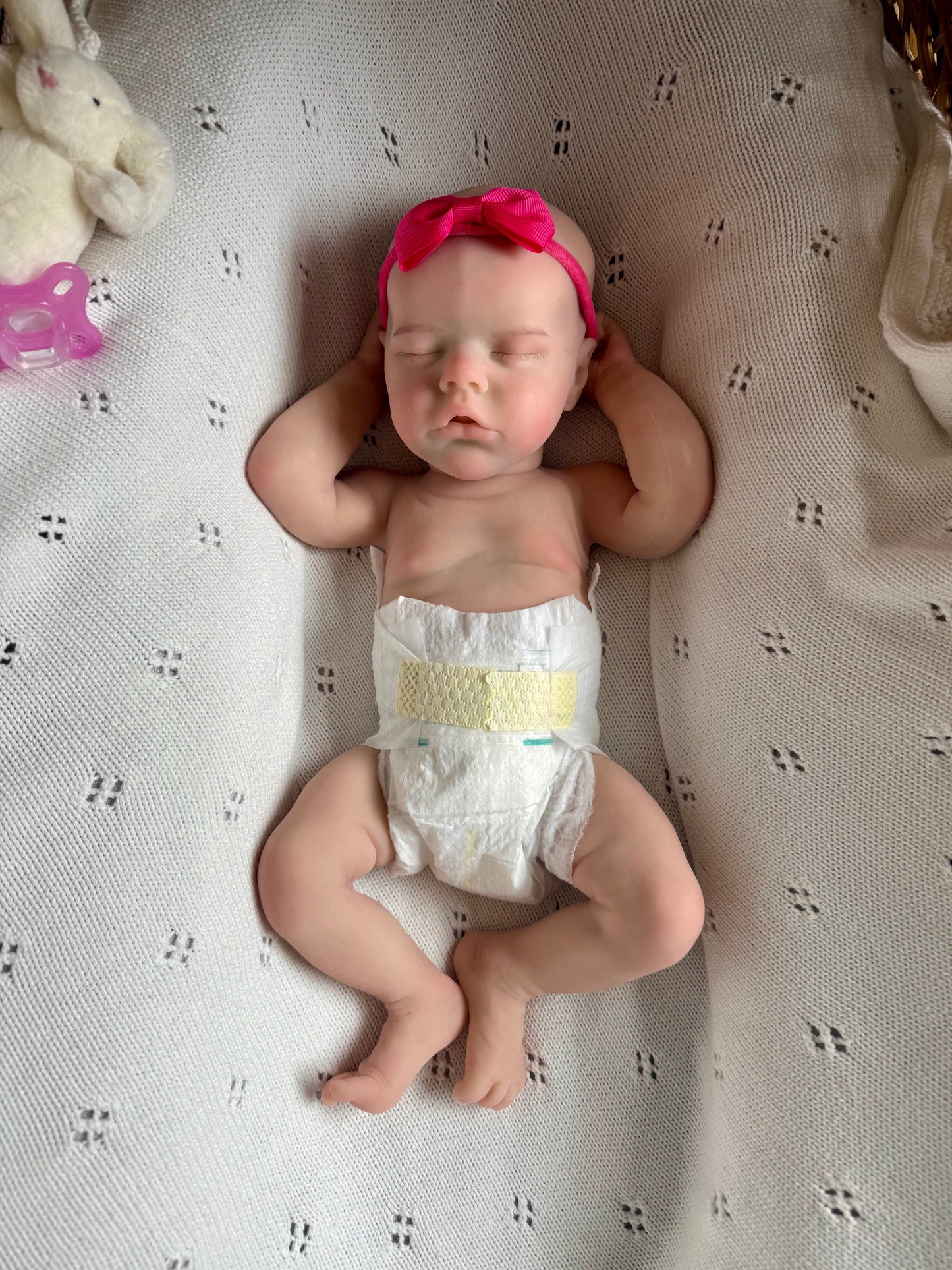 Thea – Full Body Silicone Reborn Baby Doll | Realistic Newborn Girl