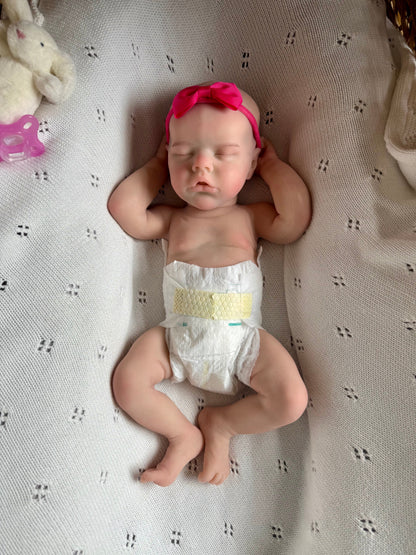 Thea – Full Body Silicone Reborn Baby Doll | Realistic Newborn Girl
