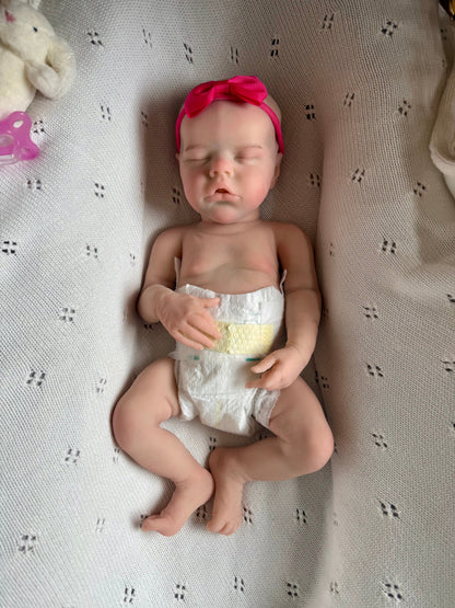 Thea – Full Body Silicone Reborn Baby Doll | Realistic Newborn Girl