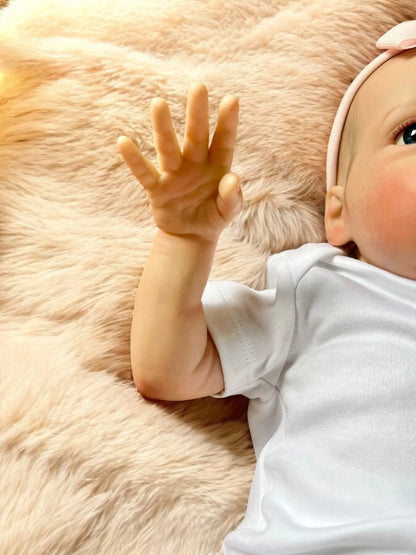 Grace – Open Eyed Reborn Baby Doll | Realistic Newborn Girl – Crafted with Care in the UK