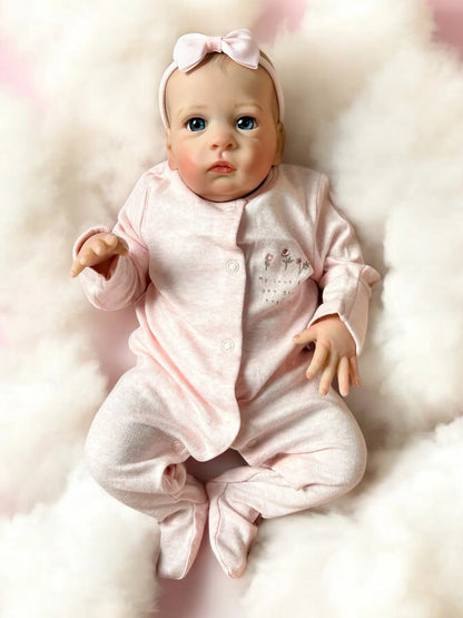 Grace – Open Eyed Reborn Baby Doll | Realistic Newborn Girl – Crafted with Care in the UK