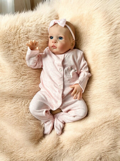 Grace – Open Eyed Reborn Baby Doll | Realistic Newborn Girl – Crafted with Care in the UK
