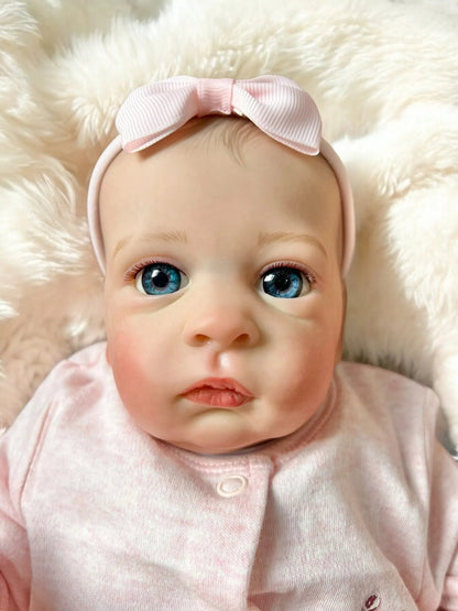 Grace – Open Eyed Reborn Baby Doll | Realistic Newborn Girl – Crafted with Care in the UK