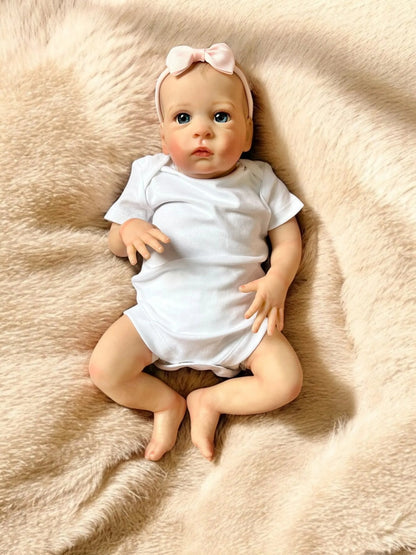 Grace – Open Eyed Reborn Baby Doll | Realistic Newborn Girl – Crafted with Care in the UK