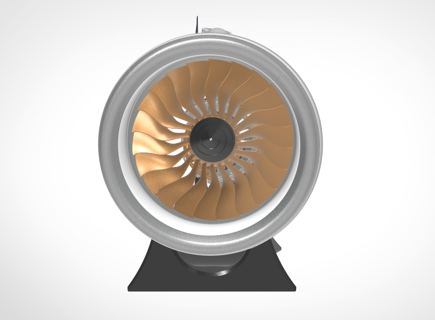 SKYMECH NTR-900 1/30 Turbofan Engine Model Kit - Build Your Own Turbofan Engine that Works - Working Jet Engine 150PCS
