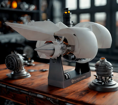 SKYMECHMAN 1/24 Scale A38X Turbofan Engine Model Kit - Build Your Own Turbofan Engine that Works