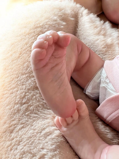 Lacey – Closed Eyed Reborn Baby Doll | Realistic Newborn Girl – Crafted with Care in the UK