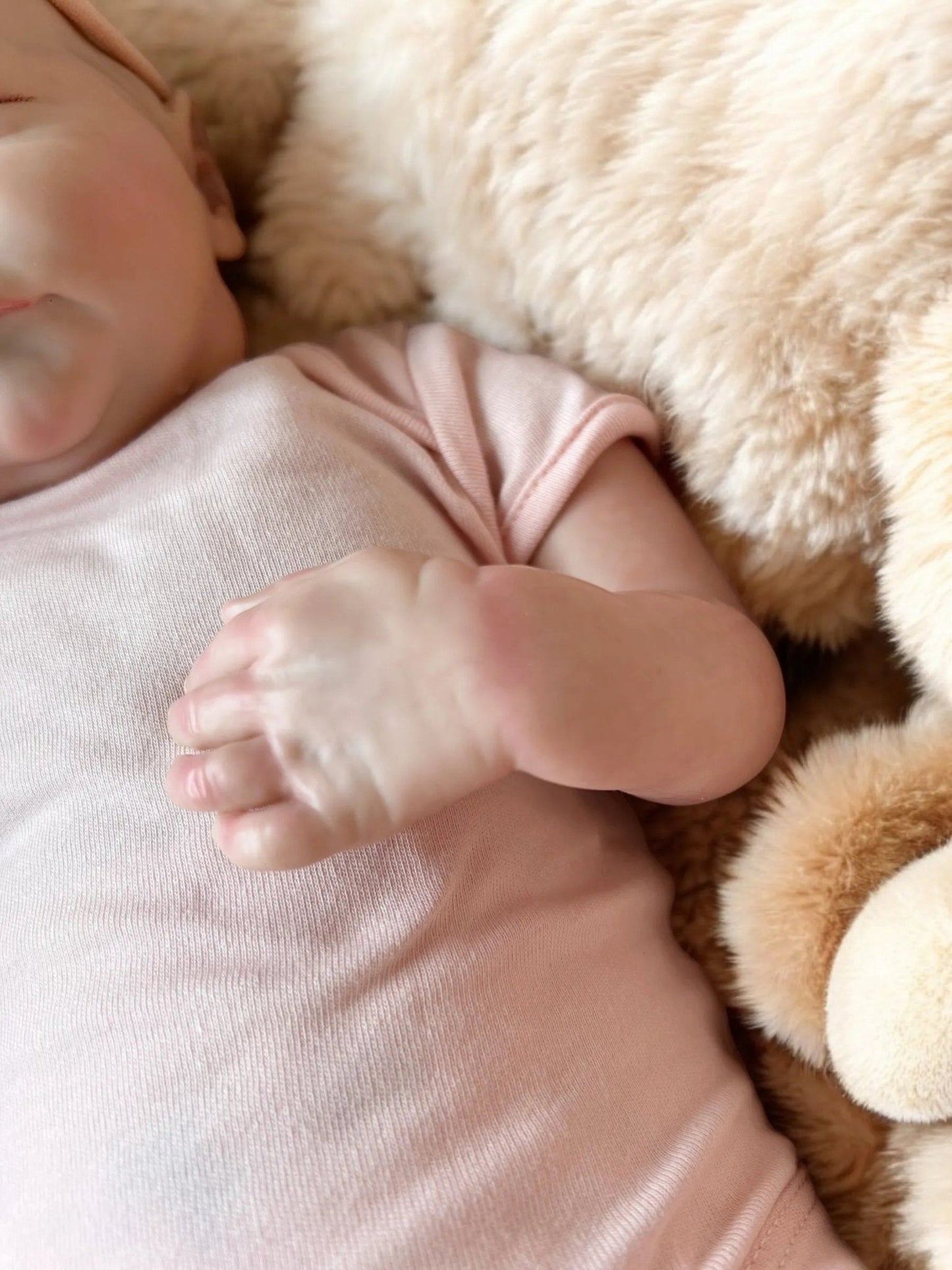 Lacey – Closed Eyed Reborn Baby Doll | Realistic Newborn Girl – Crafted with Care in the UK