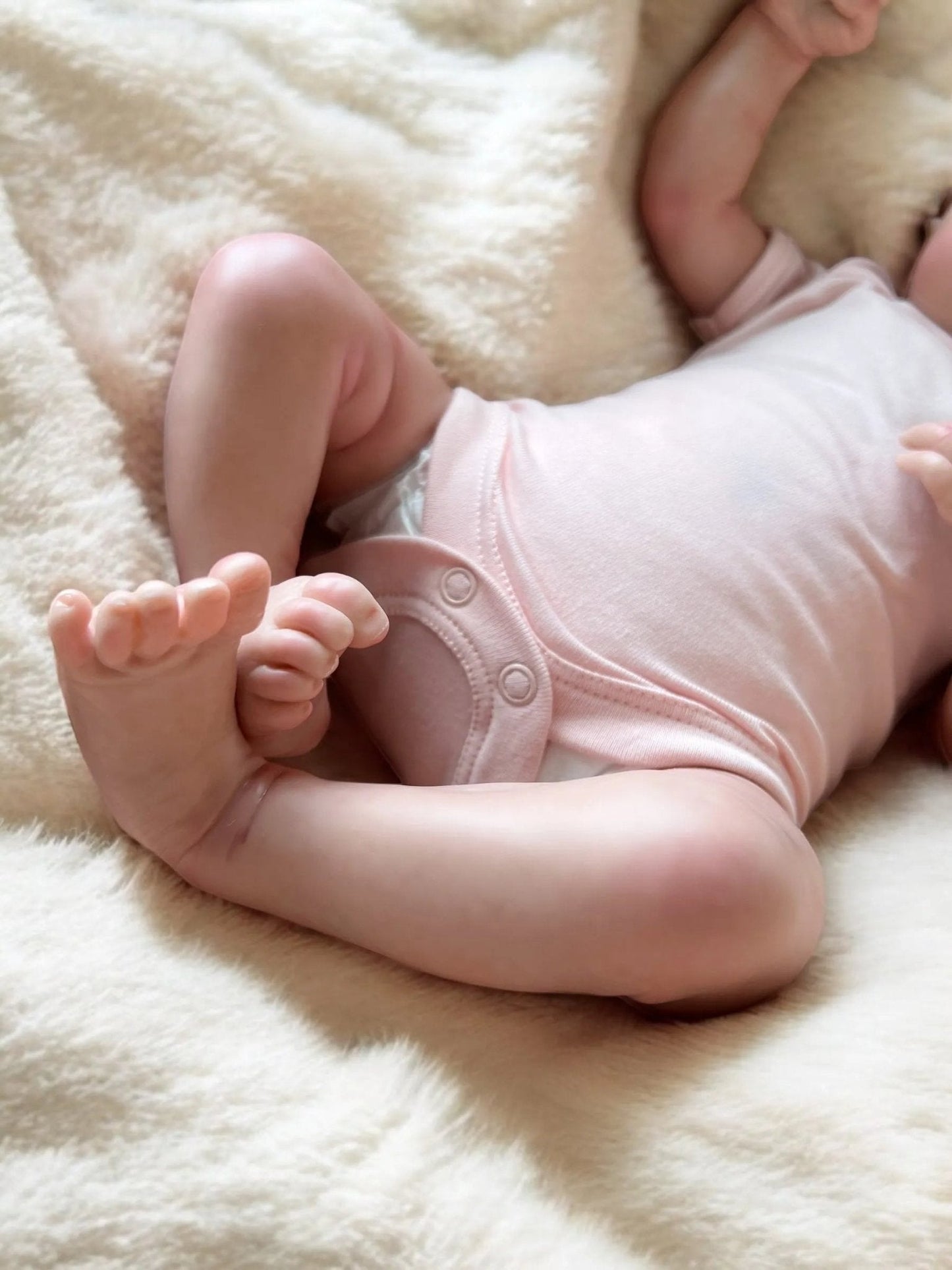Lacey – Closed Eyed Reborn Baby Doll | Realistic Newborn Girl – Crafted with Care in the UK