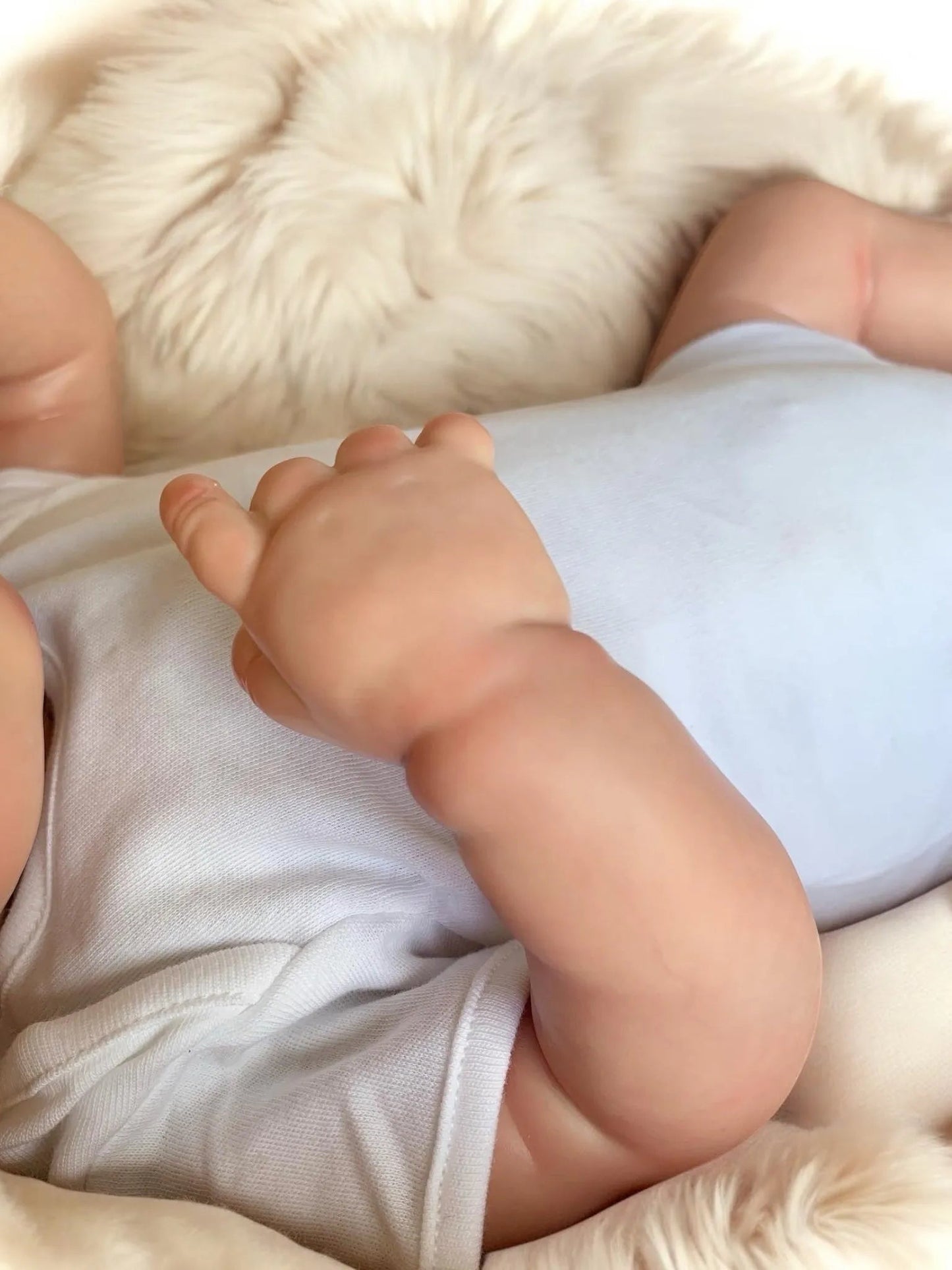 Layla – Realistic Closed-Eyed Reborn Baby Girl Doll | Handcrafted Newborn from the UK