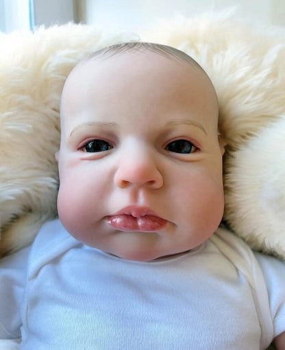Leo – Open Eyed Reborn Baby Doll | Realistic Newborn Boy – Crafted with Care in the UK
