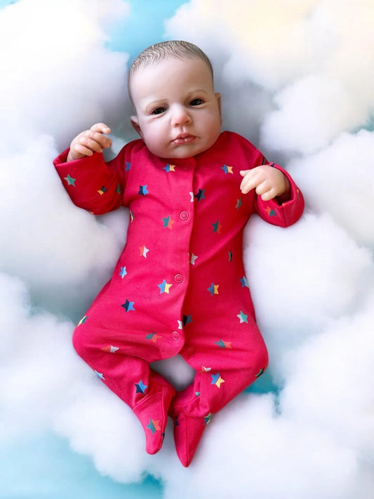 Leo – Open Eyed Reborn Baby Doll | Realistic Newborn Boy – Crafted with Care in the UK