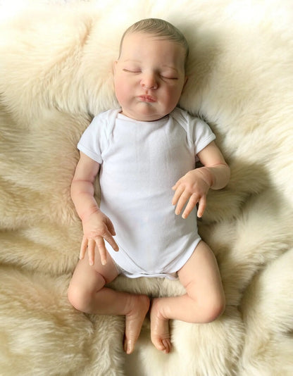 Liam – Closed Eyed Reborn Baby Doll | Realistic Newborn Boy – Crafted with Care in the UK