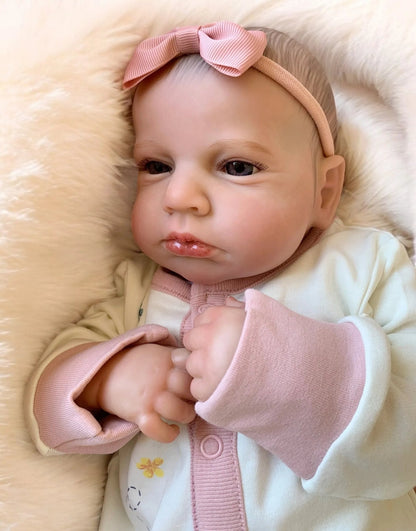 Lilly – Open Eyed Reborn Baby Doll | Realistic Newborn Girl – Crafted with Care in the UK